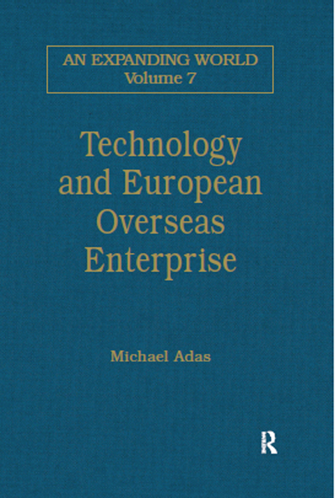 Cover image for book Technology and European Overseas Enterprise