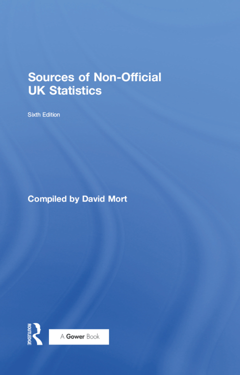 Cover image for book Sources of Non-Official UK Statistics