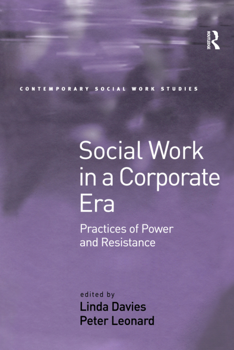 Cover image for book Social Work in a Corporate Era