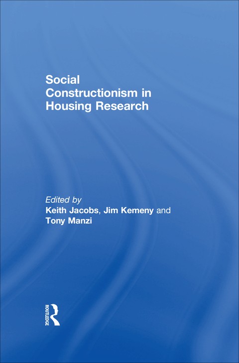 Cover image for book Social Constructionism in Housing Research
