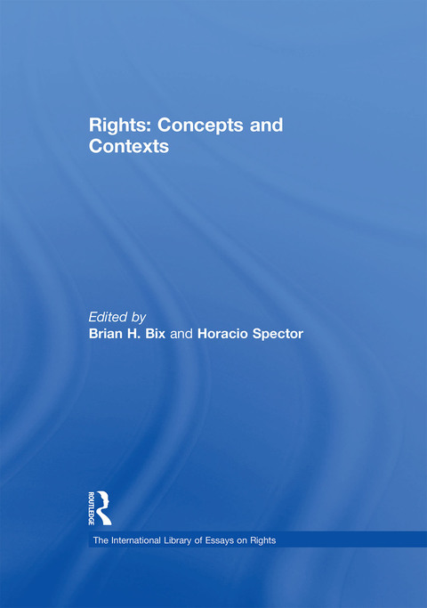 Cover image for book Rights: Concepts and Contexts