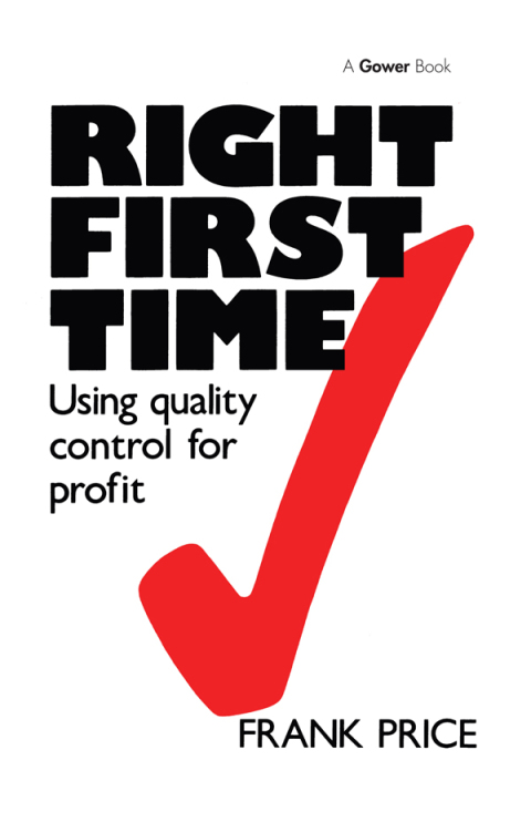 Cover image for book Right First Time