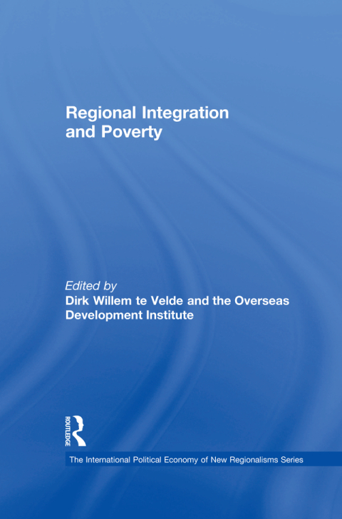 Cover image for book Regional Integration and Poverty