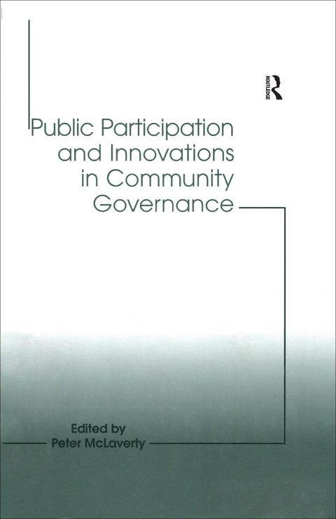 Cover image for book Public Participation and Innovations in Community Governance