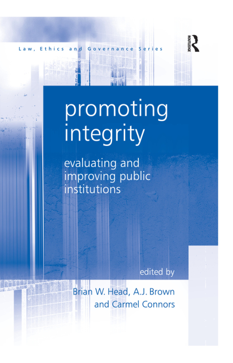 Cover image for book Promoting Integrity