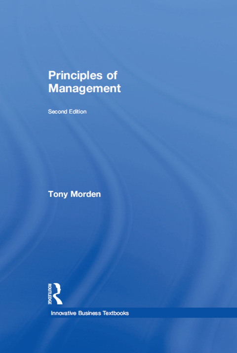 Cover image for book Principles of Management