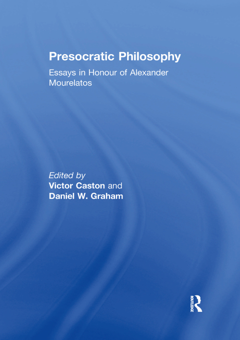 Cover image for book Presocratic Philosophy