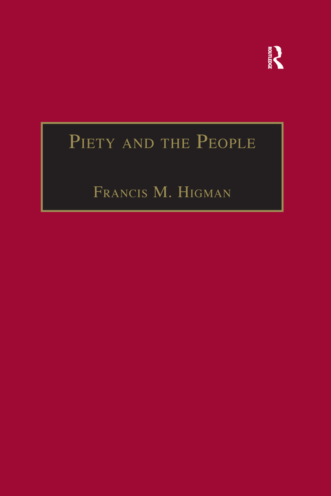 Cover image for book Piety and the People