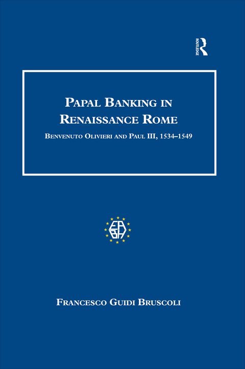 Cover image for book Papal Banking in Renaissance Rome