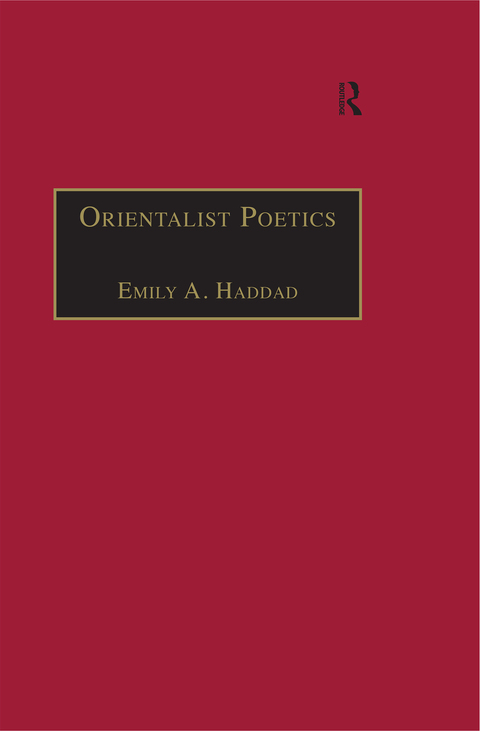 Cover image for book Orientalist Poetics