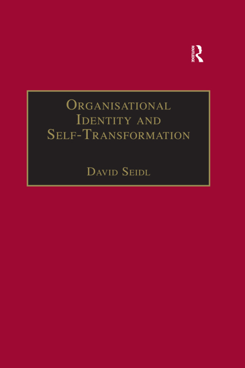 Cover image for book Organisational Identity and Self-Transformation