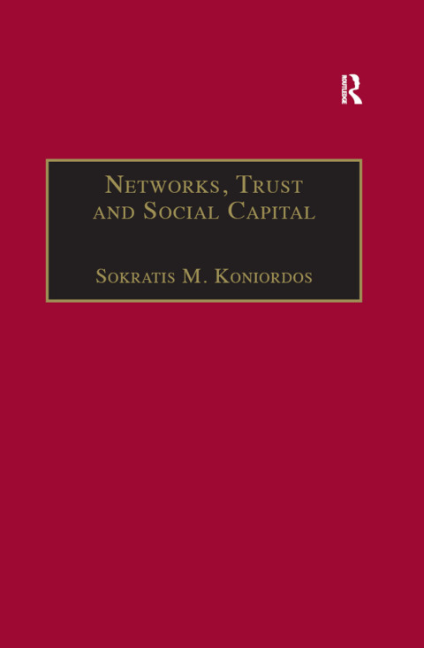 Cover image for book Networks, Trust and Social Capital