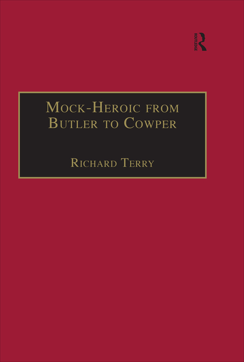 Cover image for book Mock-Heroic from Butler to Cowper