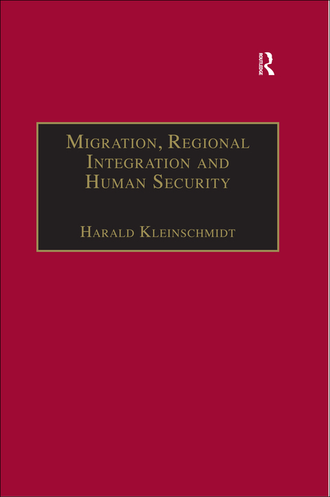 Cover image for book Migration, Regional Integration and Human Security