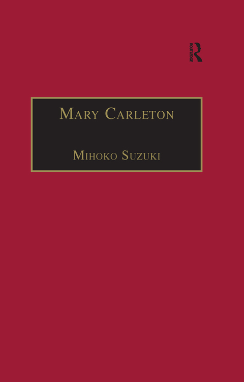 Cover image for book Mary Carleton