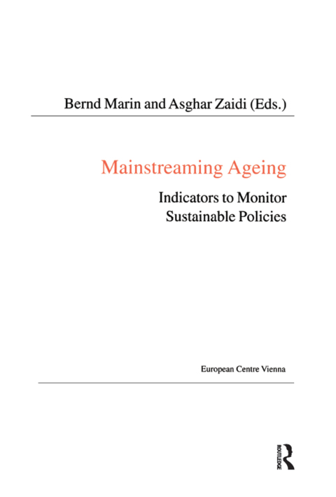 Cover image for book Mainstreaming Ageing