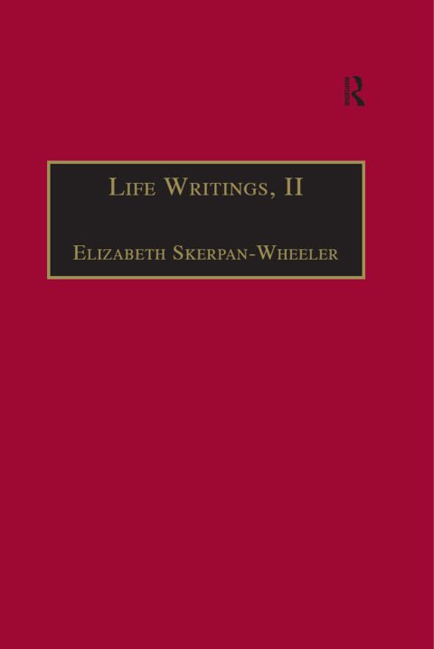 Cover image for book Life Writings, II