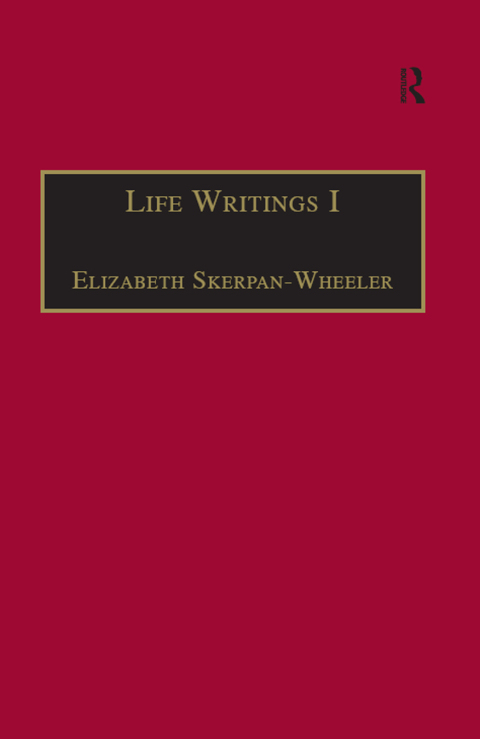 Cover image for book Life Writings I