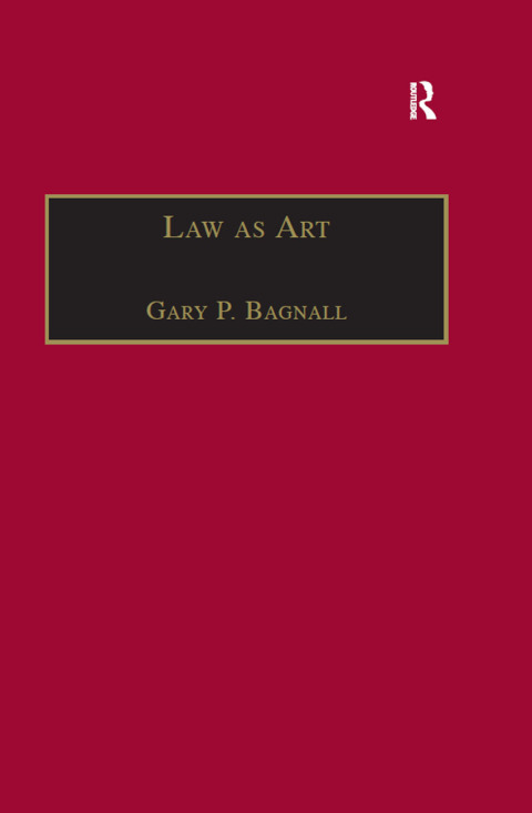 Cover image for book Law as Art