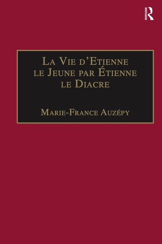 La Vie d'Etienne le Jeune par Étienne le Diacre