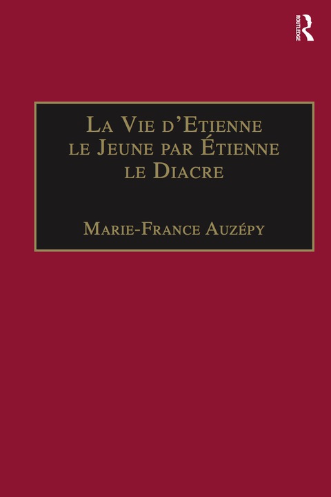 Cover image for book La Vie d'Etienne le Jeune par Étienne le Diacre