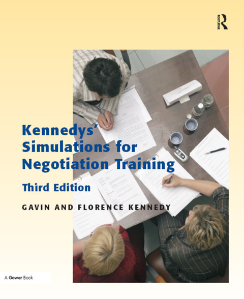 Cover image for book Kennedys' Simulations for Negotiation Training