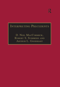 صورة الغلاف: Interpreting Precedents 1st edition 9781138270244