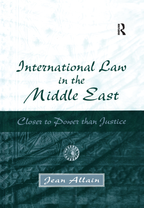 Cover image for book International Law in the Middle East