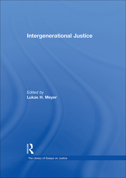 Cover image for book Intergenerational Justice