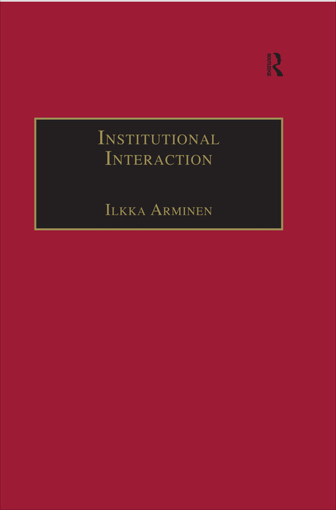 Cover image for book Institutional Interaction