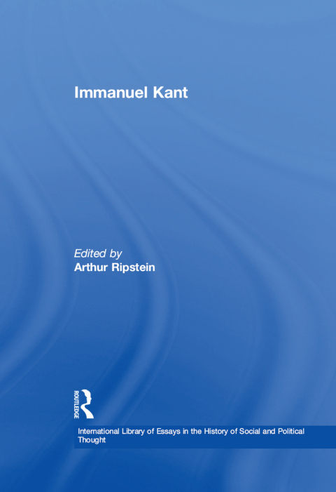 Cover image for book Immanuel Kant