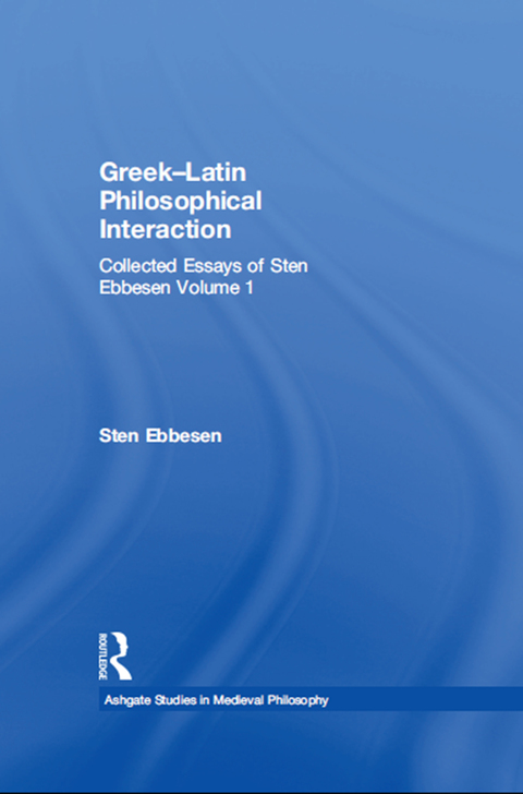Cover image for book Greek–Latin Philosophical Interaction