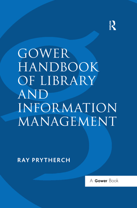 Cover image for book Gower Handbook of Library and Information Management