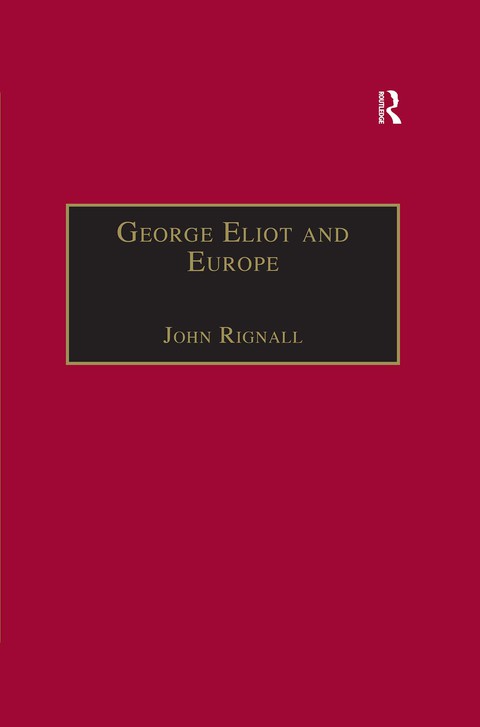 Cover image for book George Eliot and Europe