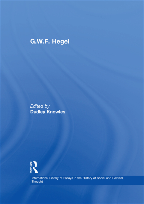 Cover image for book G.W.F. Hegel