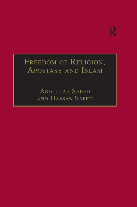 Cover image for book Freedom of Religion, Apostasy and Islam