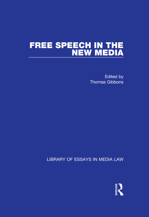 Cover image for book Free Speech in the New Media
