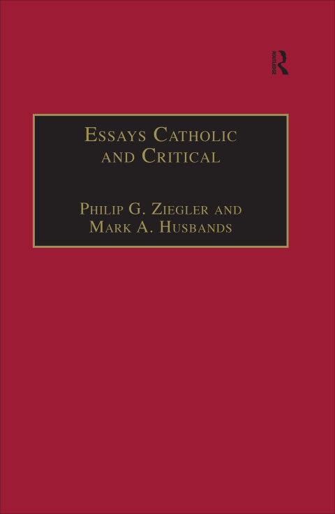 Cover image for book Essays Catholic and Critical
