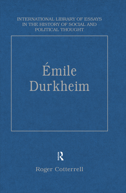 Cover image for book Émile Durkheim