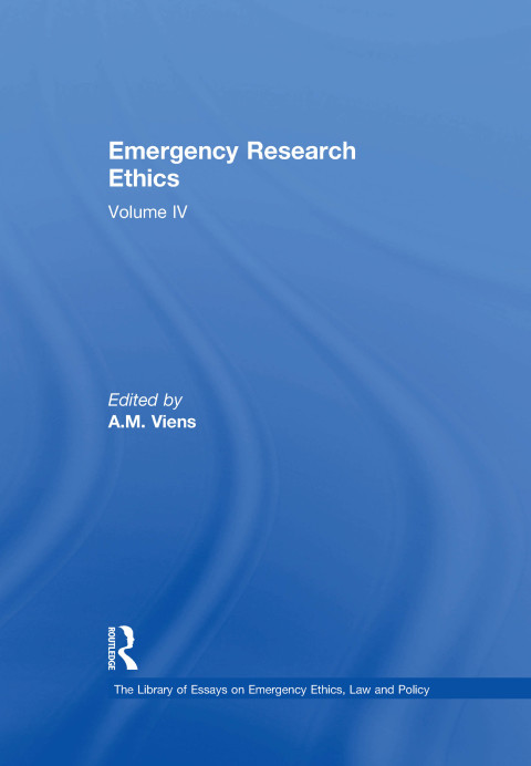 Cover image for book Emergency Research Ethics