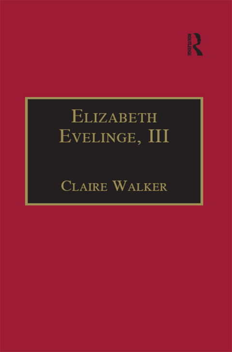 Cover image for book Elizabeth Evelinge, III