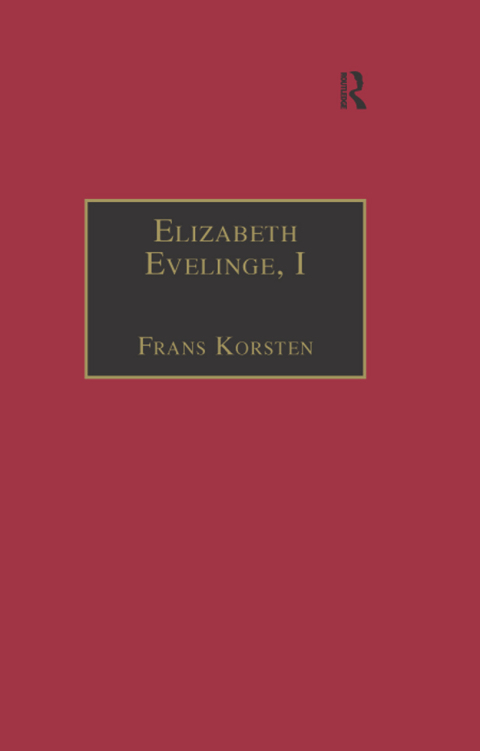 Cover image for book Elizabeth Evelinge, I
