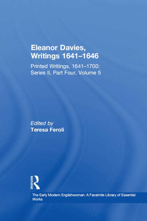 Cover image for book Eleanor Davies, Writings 1641�1646