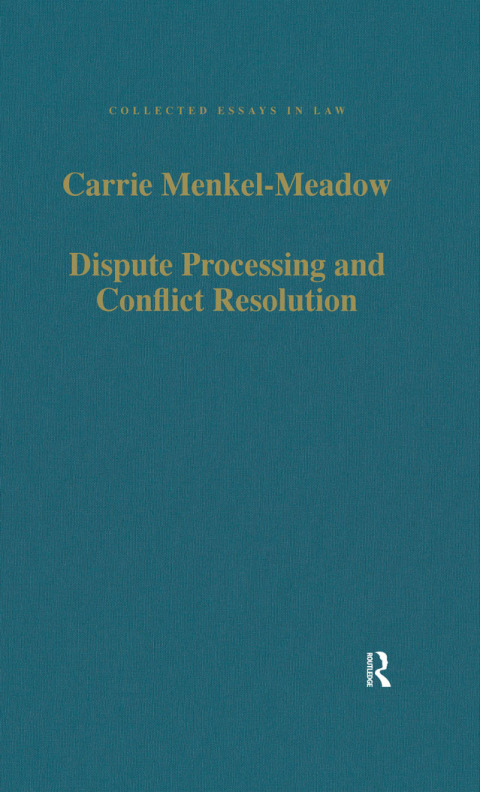Cover image for book Dispute Processing and Conflict Resolution