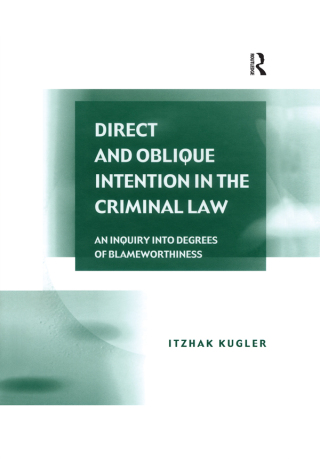 Direct and Oblique Intention in the Criminal Law