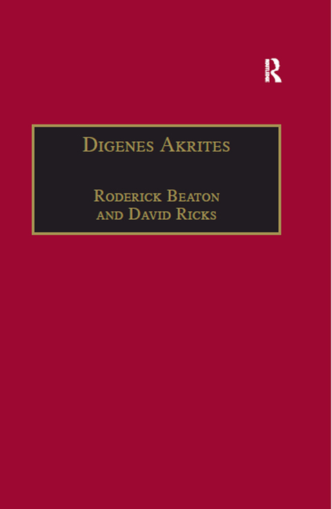 Cover image for book Digenes Akrites