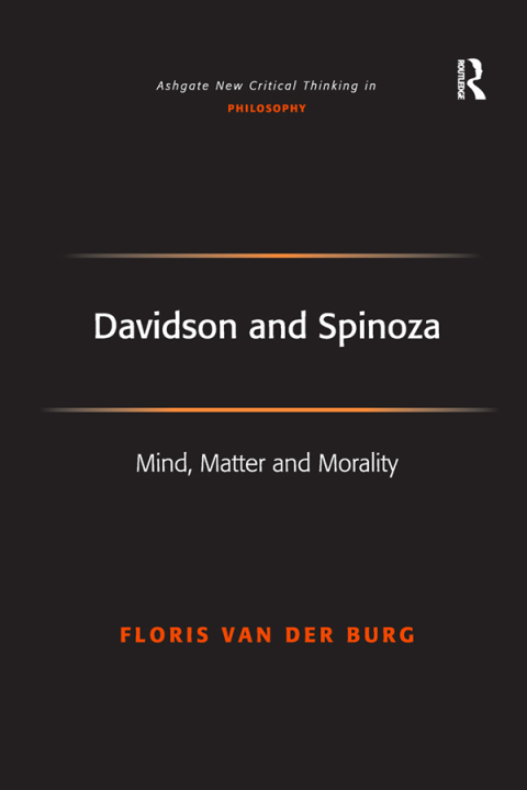 Cover image for book Davidson and Spinoza