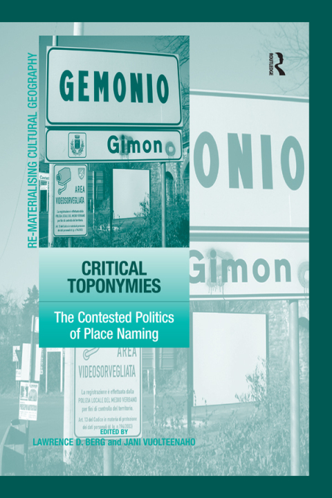 Cover image for book Critical Toponymies