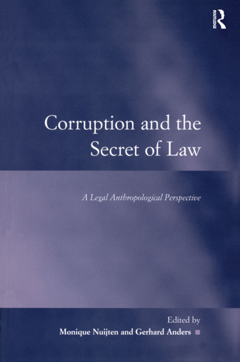 Cover image for book Corruption and the Secret of Law