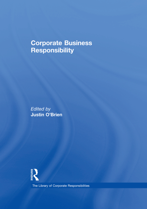 Cover image for book Corporate Business Responsibility